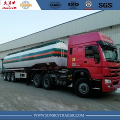 40 cbm Carbon Steel Fuel tanker trailer