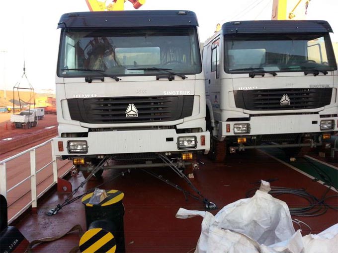 SINOTRUK trucks are popular in African market