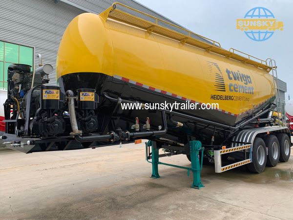 New Model China Bulk Cement Trailers For East Africa