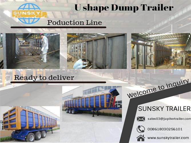 Dump Tipper Trailer Dump Tipper Trailer
