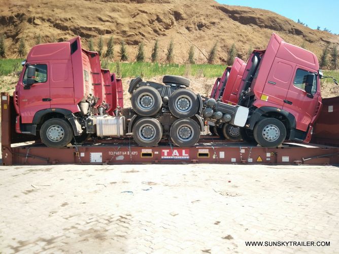 DELIVER HOWO A7 TRACTOR TRUCK
