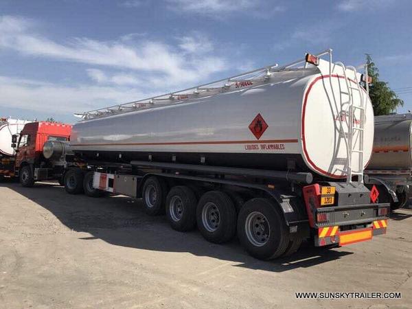 4 AXLE FUEL TANKER TRAILER FOR SALE