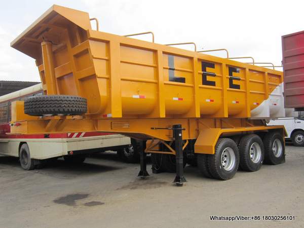 3 axles tipper semi-trailer