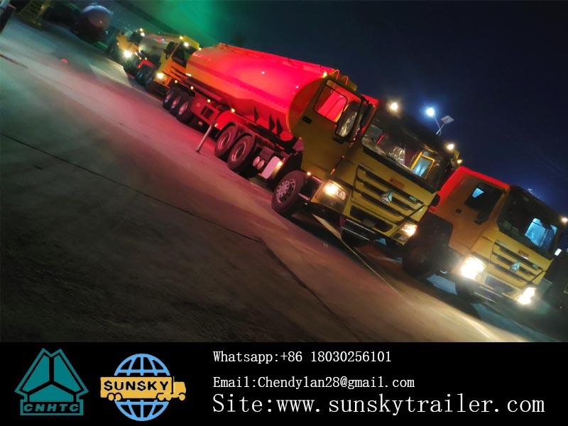 40000 liters fuel tanker trailer
