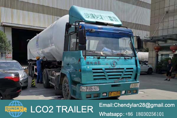 carbon dioxide LCO2 trailer