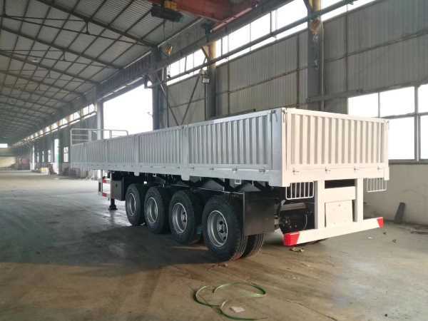 4 axle drop side trailer