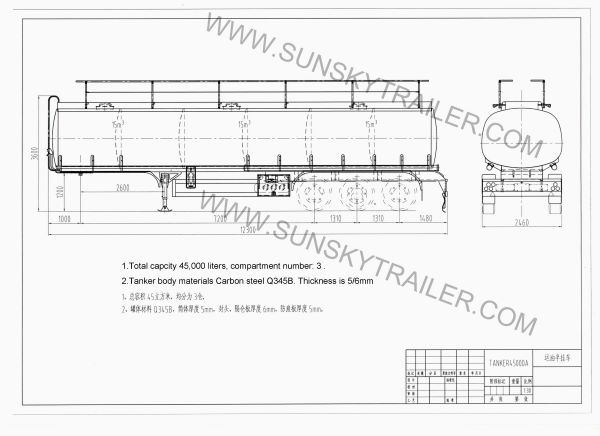 fuel tanker trailer design