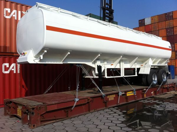 jet fuel tanker trailer