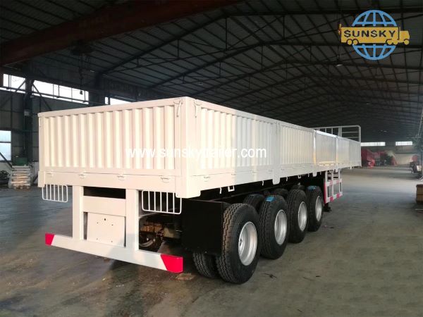 4 axle side wall trailer