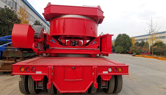 wind turbine blade transport trailer