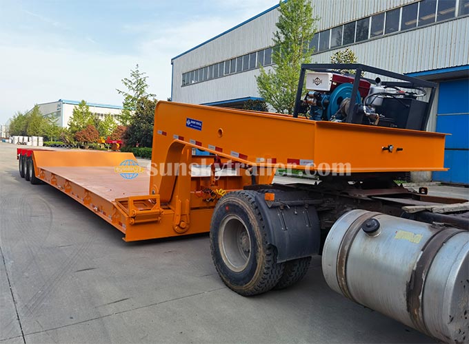 removable Low Bed Trailer