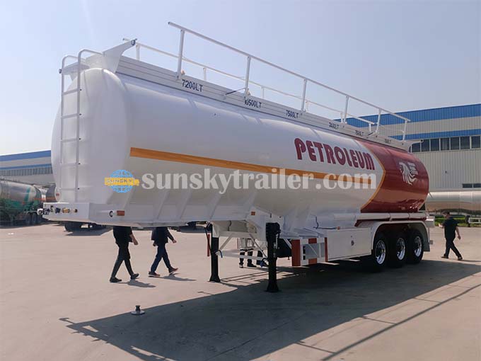 oil fuel tanker trailer