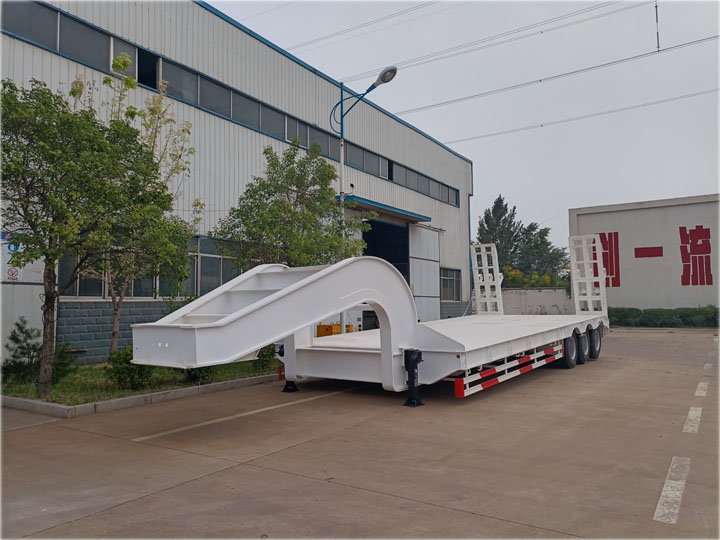 3 Axle 40 Tons Low Bed Trailer manufacturer