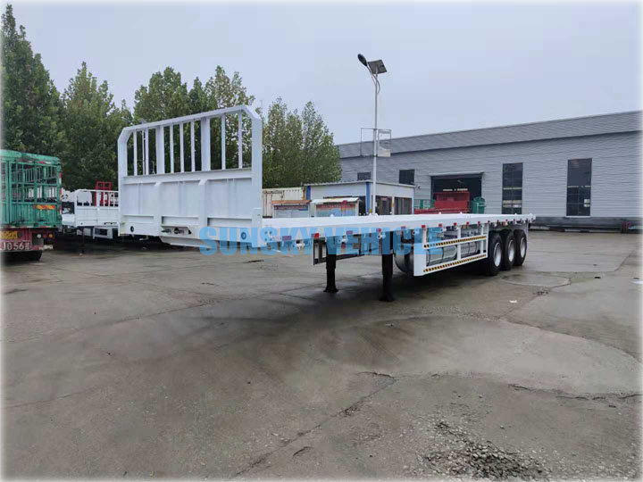 SUNSKY 40ft 3 axle flatbed trailer