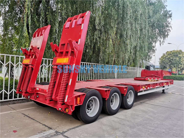 low bed trailer