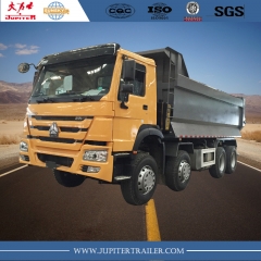 371HP 8X4 Dump Truck with 12 wheels supplier