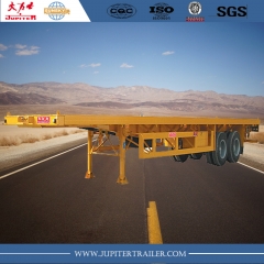 Sunsky brand 40ft 2-axle flatbed semi-trailer for carry container