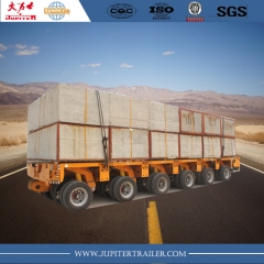 6 axles low bed truck trailer