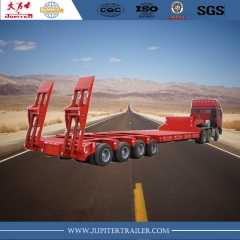 4 rows 8 axles lowbed semi-trailer