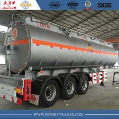 33 cbm Carbon Steel Oil Tanker Trailer