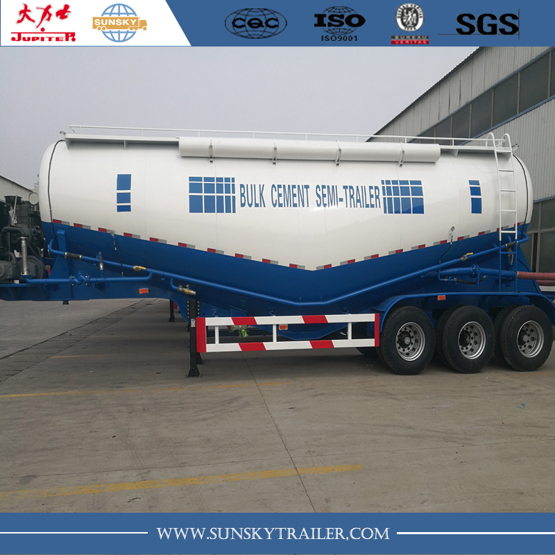 bulk cement semi-trailer