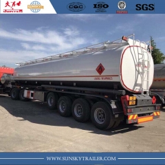 4 axle fuel tanker trailer