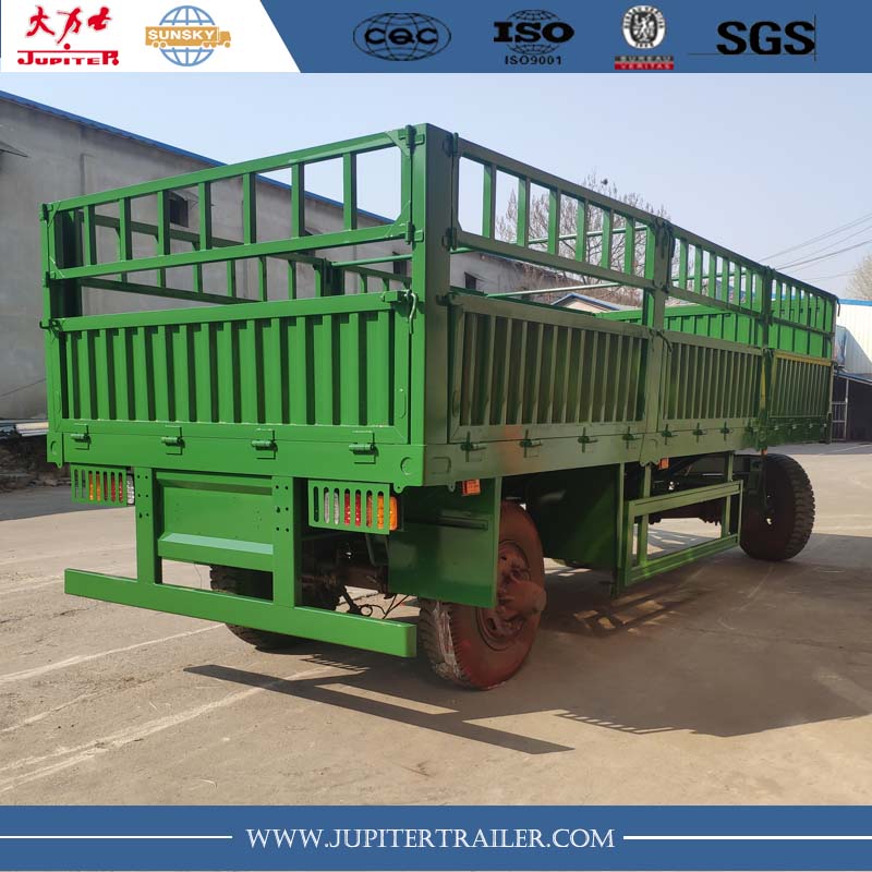 Flatbed  Drawbar trailer For Sale