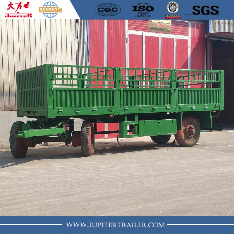 Flatbed  Drawbar trailer For Sale