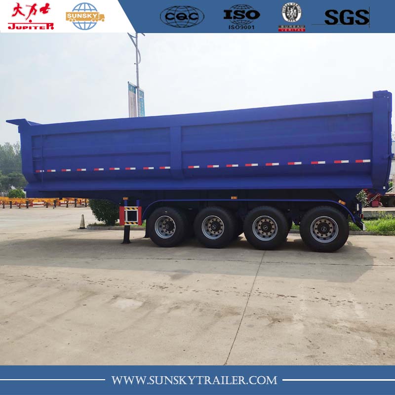 4 Axle Dump Trailer supplier and manufacturer