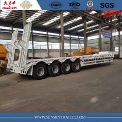 4 axle low bed trailer