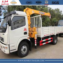 SINOTRUK HOWO 4X2 CARGO TRUCK WITH MOUNTED CRANE supplier