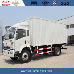 4X2 SINOTRUK HOWO 10-15 TONNE LIGHT DUTY CARGO BOX TRUCK FOR SALE