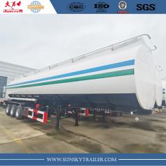 50CBM 2 Compartments Aluminum Alloy Fuel Tanker Trailer