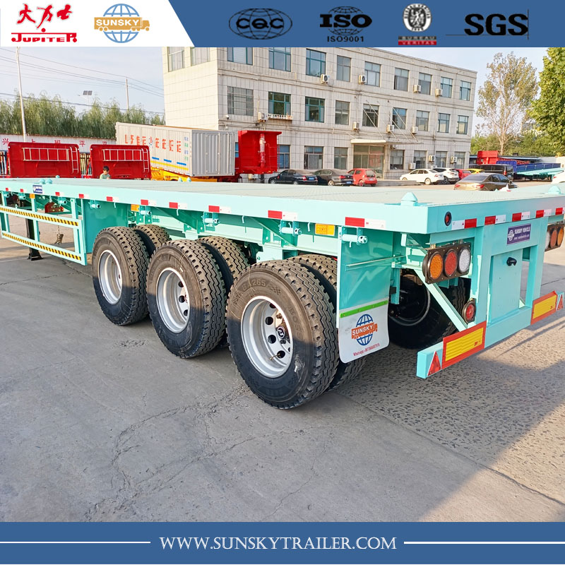 3 axle flatbed trailer supplier