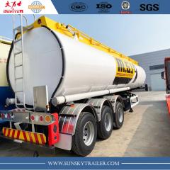 3 axles Aluminum Alloy fuel tanker trailer