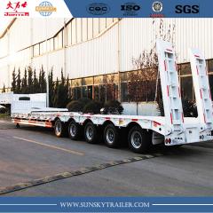 5 axle heavy duty low bed trailer