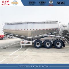 3 Axle Aluminum Alloy Bulk Cement Tank Trailer