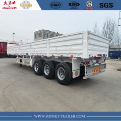 3 axles flatbed trailer