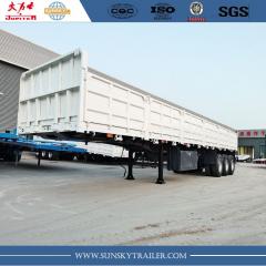 3 axles flatbed trailer