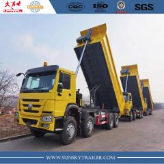 400HP 8X4 Dump Truck with 12 wheels supplier