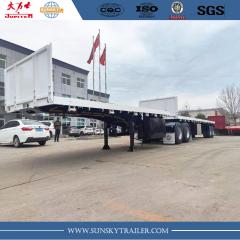 Interlink flat bed trailer to transport container for Zambia market