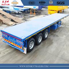 40foot 3-axle flatbed semi-trailer