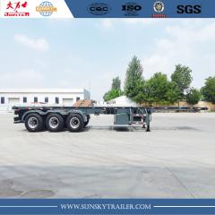 tri axle skeletal trailer for sale