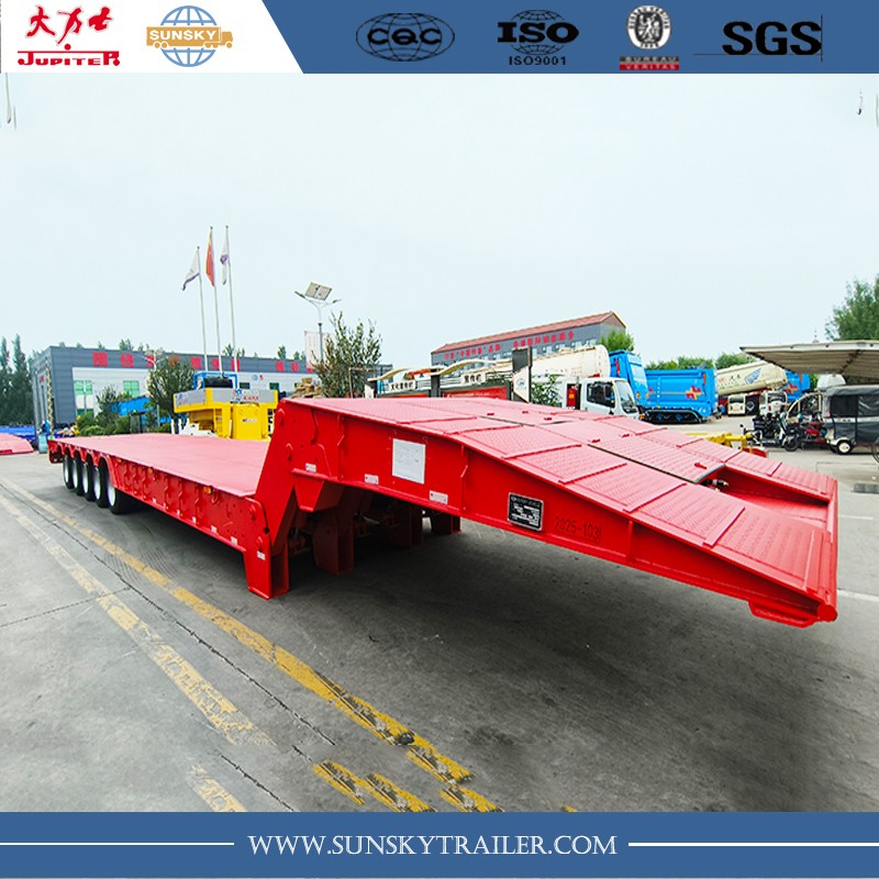 60 Ton Hydraulic Low Bed Trailer