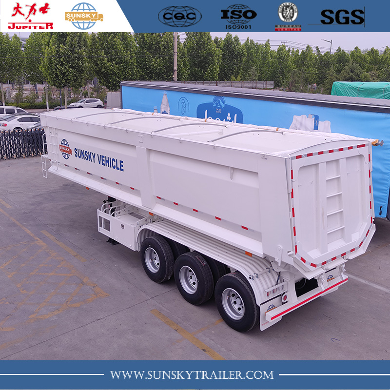 40cbm 3-axle tipper trailer