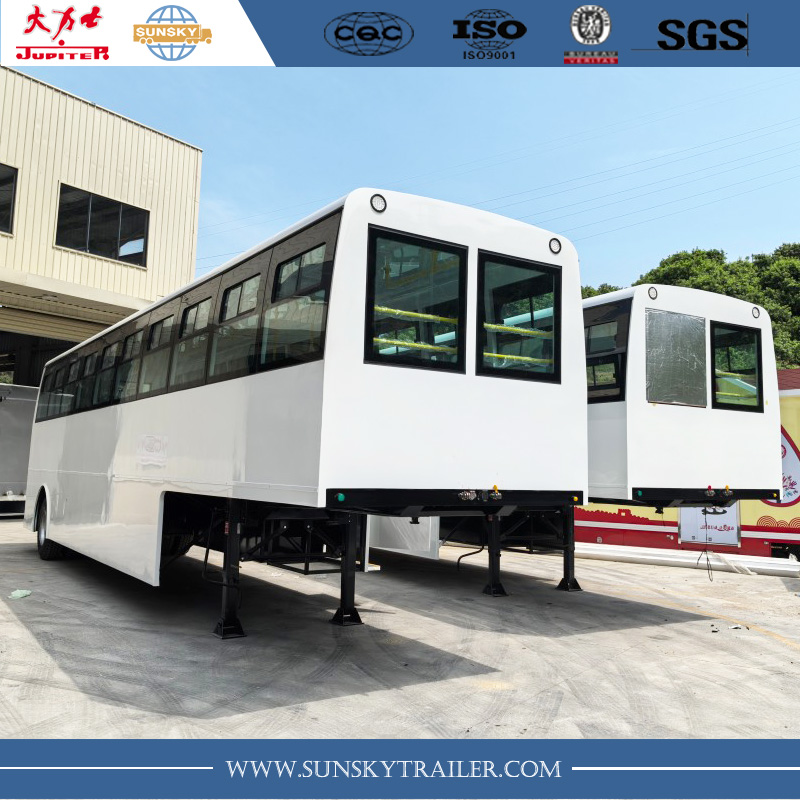 One Axle Bus Trailer