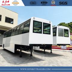 One Axle Bus Trailer