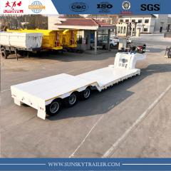 Detachable Gooseneck Lowbed Trailer