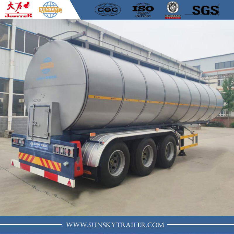 3-axle 30000L Milk Tanker Trailer