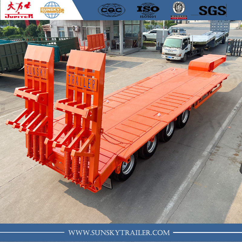 Lowbed Trailer for Heavy Equipment Transport
